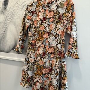 Zara Multicolor Floral Blouse